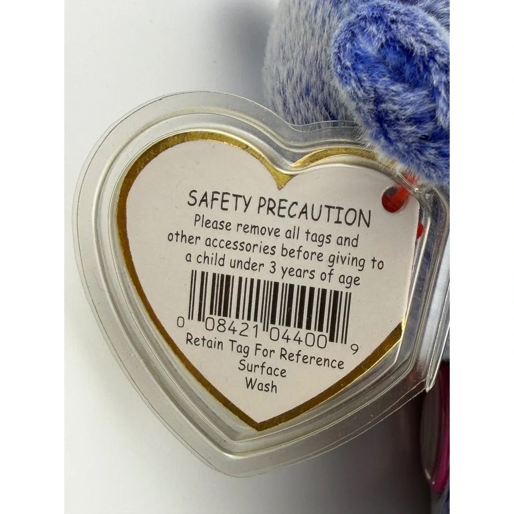 Ty Periwinkle Beanie Baby‎ Bear OS Blue Vintage Y2K Retro 2000 Plush Decor